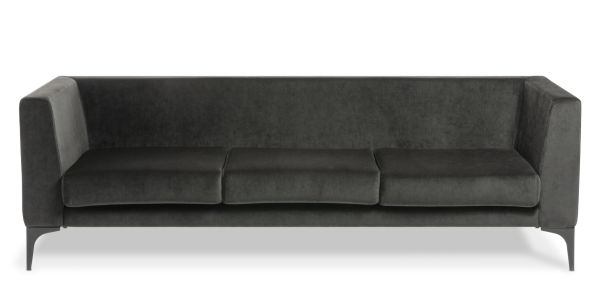 Romano 3-seater Black Feet Victory Onyx