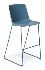 Scout_Bar Stool_Sled_Blue