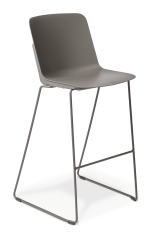 Scout_Bar Stool_Sled_Grey
