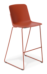 Scout_Bar Stool_Sled_Rust