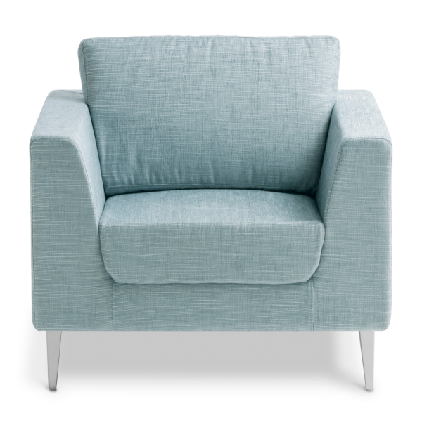 Shanghaichair Chrome Feet Flynn Duckegg front