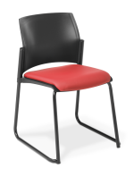 Spring_Sled_Black_Seat Uph_Allure_Poinsetta
