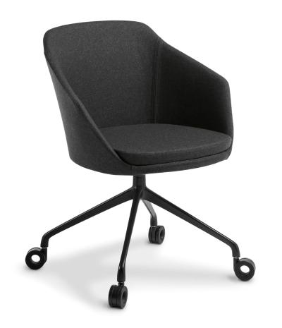 Talia 4 Star Swivel Black Octavius Raven NEW base